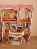 Poppenhuis inclusief meubilair en accessoires, Kinderen en Baby's, Speelgoed | Poppenhuizen, Poppenhuis, Zo goed als nieuw, Ophalen