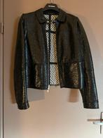 Tory burch zwart leather look jasje 2 zijdig te dragen, Jasje, Ophalen of Verzenden, Zo goed als nieuw, Zwart