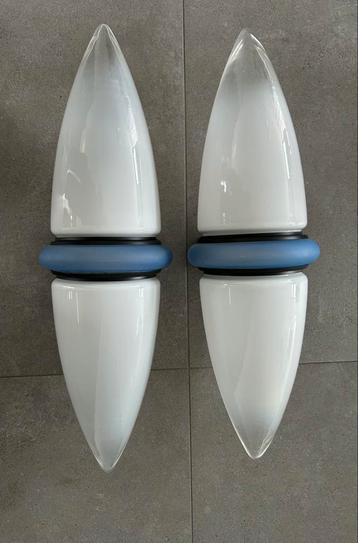 Vistosi Murano design glazen wandlampen XXL 90 cm lang! beschikbaar voor biedingen