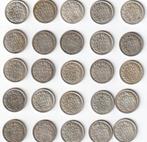 Zilveren 10 cent (dubbeltje) uit 1941, Postzegels en Munten, Zilver, Koningin Wilhelmina, 10 cent, Ophalen of Verzenden