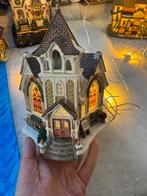 Lemax little river church verlichte kerk Harvest Crossing, Ophalen, Zo goed als nieuw