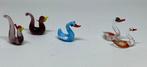 Miniatuur zwaantjes Murano glas. Vintage, Ophalen of Verzenden