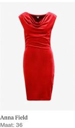 Anna Field velvet red dress, Kleding | Dames, Ophalen of Verzenden, Zo goed als nieuw, Maat 36 (S), Rood