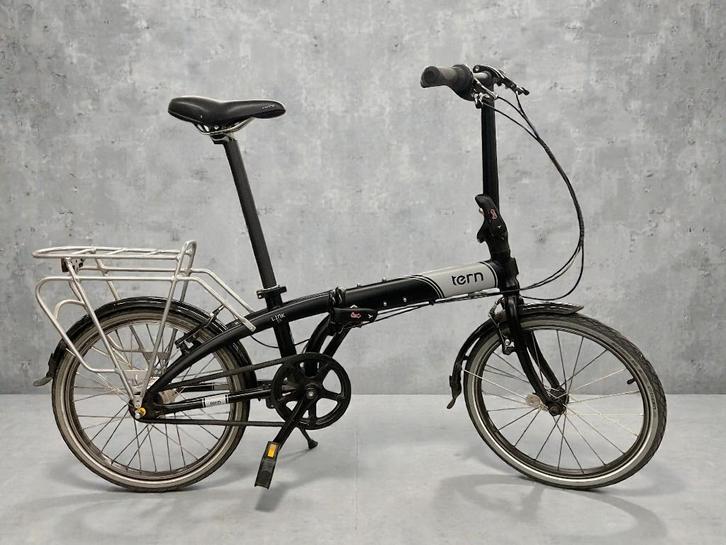 Tern Link D7i vouwfiets, Fietsen en Brommers, Fietsen | Vouwfietsen, Gebruikt, 16 tot 18 inch, Totaal opvouwbaar, Versnellingen