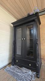 LANDELIJKE BROCANTE WANDKAST - INFO ZIE ADVERTENTIE, Antiek en Kunst, Ophalen of Verzenden