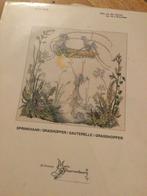 Borduurpatroon Maria van Scharrenburg Sprinkhaan, Ophalen of Verzenden, Handborduren, Patroon