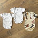 Drie rompertjes korte mouw Hema, nieuw, maat 50 en 50/56, Nacht- of Onderkleding, Jongetje of Meisje, Nieuw, Ophalen of Verzenden