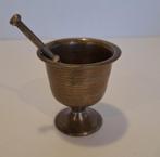 Miniatuur oude koperen vijzel met stamper igst, Antiek en Kunst, Antiek | Koper en Brons, Ophalen of Verzenden, Koper