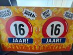 Hoera 16 jaar, Ophalen of Verzenden, Zo goed als nieuw, Versiering, Verjaardag