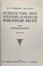 Schets van Nederlandsch Burgerlijk recht - 1 Personenrecht, Antiek en Kunst, Antiek | Boeken en Bijbels, Ophalen of Verzenden