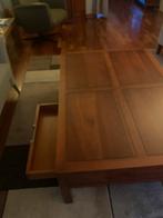 Prachtige puntgave lotus dias salontafel, 100 tot 150 cm, Klassiek, Ophalen of Verzenden, Zo goed als nieuw