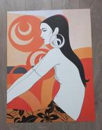 Pop Art art Noveau poster jaren 70 Patrizio, Ophalen of Verzenden