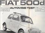 Roadtest FIAT 600d / 600 d, Autovisie 1970,, Nieuw, Ophalen of Verzenden, Overige merken, Autovisie