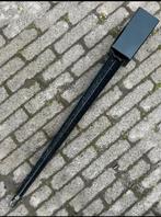 KOOPJE! NIEUWE Paalpunt Paalpin Grondpin Paalhouder Zwart, Ophalen of Verzenden, Nieuw