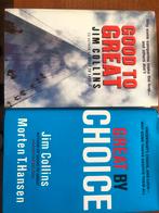 Jim Collins - Good to Great & Great by Choice, Ophalen of Verzenden, Zo goed als nieuw, Management