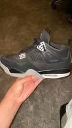 Jordan 4 black canvas maat 41 met doos., Gedragen, Jordan, Ophalen of Verzenden, Sneakers of Gympen