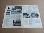 Test (uit oud tijdschrift) Ford Escort Mk1 /Mexico (1974), Verzamelen, Automerken, Motoren en Formule 1, Verzenden, Gebruikt, Auto's