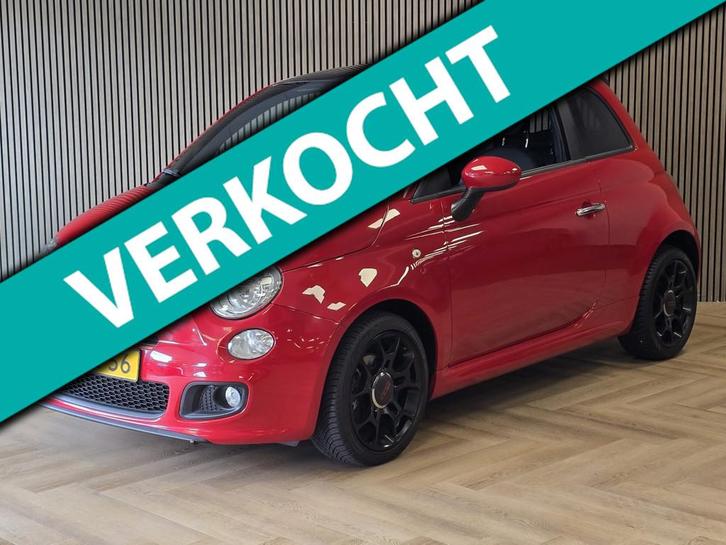 Fiat 500 0.9 TwinAir Lounge LEDER AIRCO ELEC RAMEN, Auto's, Fiat, Bedrijf, ABS, Airbags, Airconditioning, Centrale vergrendeling
