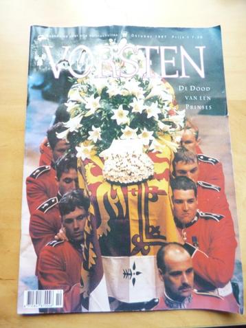 Tijdschrift vorsten oktober 1997 over dood Prinses Diana beschikbaar voor biedingen