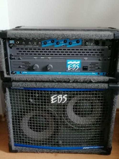 EBS EP800 800W Headamp + EBS 1 Preamp + EBS cabinet 300W, Muziek en Instrumenten, Versterkers | Bas en Gitaar, Gebruikt, Basgitaar