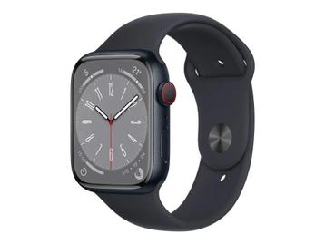 Apple Watch Series 8 45 mm Midnight GPS + Cellular beschikbaar voor biedingen