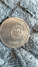 Munt 25 pesos Dominicaanse Republiek 2016, Frankrijk, Ophalen of Verzenden