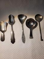 Antieke Zilveren Theeschepjes - Set van 5, Ophalen of Verzenden