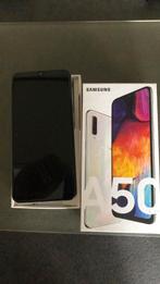 Samsung galaxy A50 met telefoonhouder., 128 GB, Ophalen of Verzenden, Zo goed als nieuw, Zwart
