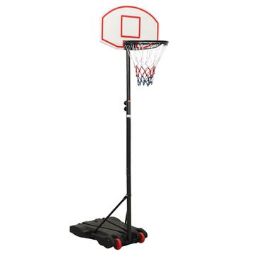 Basketbalstandaard 216-250 cm polyetheen wit beschikbaar voor biedingen