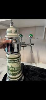 UNIEK! Originele Porselein Heineien Biertap, Ophalen, Zo goed als nieuw