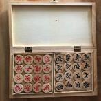 Origineel chinees schaakbord van hout, Een of twee spelers, Gebruikt, Ophalen of Verzenden