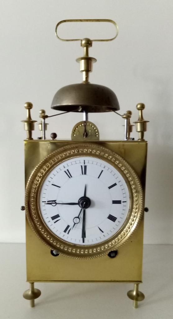 Fraai Capuciner klokje geheel gereviseerd met wekker., Antiek en Kunst, Antiek | Klokken, Ophalen of Verzenden