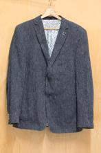 7Square linnen katoenen colbert blauw witte streep 48 M, Ophalen of Verzenden, Zo goed als nieuw, 7square, Maat 48/50 (M)