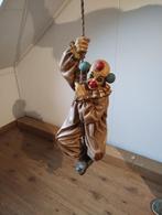 Gaaf beeld van hangende clown, ca. 0,65 m, Verzamelen, Beelden en Beeldjes, Zo goed als nieuw, Mens, Ophalen