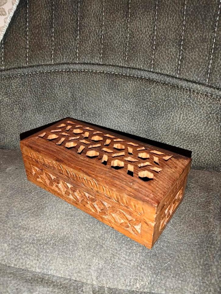 Oud brocante antieke postzegel bakje, Antiek en Kunst, Curiosa en Brocante, Ophalen of Verzenden