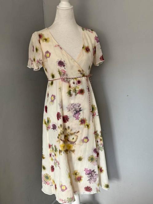 Prachtig echt zijden jurkje van swing maat 38, Kleding | Dames, Jurken, Ophalen of Verzenden