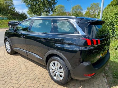 Peugeot 5008 7 PERSOONS 130pk 1.2   2019 Zwart, Auto's, Peugeot, Particulier, 360° camera, ABS, Achteruitrijcamera, Adaptive Cruise Control