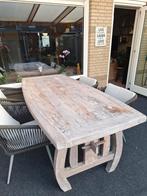 Oud eiken kloostertafel 210 x 100 cm, Antiek en Kunst, Ophalen