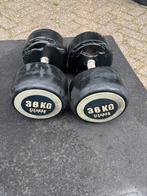 Dumbbellset 36 kg - Gebruikt, Ophalen, Dumbbell, Gebruikt, Onbekend