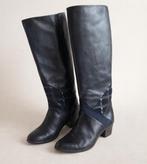 La Collegienne vintage leren laarzen 37, Ophalen of Verzenden, Zo goed als nieuw, Zwart, Hoge laarzen