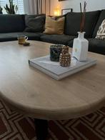Unieke massief eiken salontafel (volledig gerestaureerd), Ophalen, 100 tot 150 cm, 50 tot 100 cm, Zo goed als nieuw