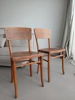 Originele Thonet stoelen (2 stuks), Huis en Inrichting, Stoelen, Ophalen, Gebruikt, Twee, Bruin