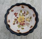 Modica Gouda Plateel Oud Gouda Schaal op bewerkte voet, Antiek en Kunst, Antiek | Keramiek en Aardewerk, Ophalen of Verzenden