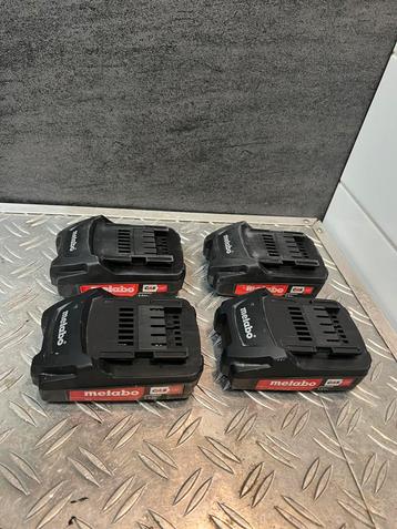 4x Metabo CAS accu 2.0 Ah 18V beschikbaar voor biedingen