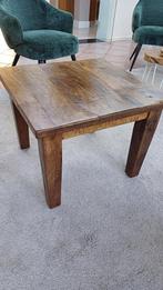 bijzet tafel hout, Ophalen, Minder dan 45 cm, Gebruikt, Vierkant