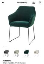 2 chairs Ikea Tossberg dark green as new, Huis en Inrichting, Stoelen, Ophalen of Verzenden, Zo goed als nieuw, Twee