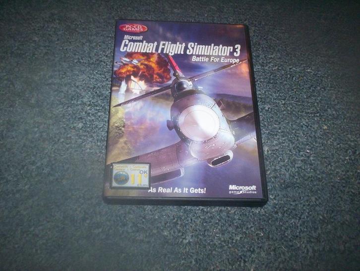 microsoft combat flight simulator 3 battle for europe, Spelcomputers en Games, Games | Pc, Zo goed als nieuw, Simulatie, 1 speler