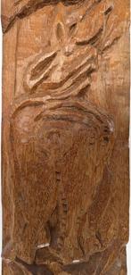 Houtsculptuur, Koos van Bruggen, Antiek en Kunst, Kunst | Beelden en Houtsnijwerken, Ophalen of Verzenden