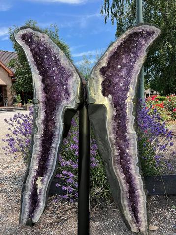Amethist vleugel/vlinder/angel wings(1), 78 kilo, diep paars beschikbaar voor biedingen