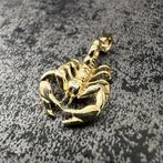 14 karaat gouden hanger schorpioen kettinghanger, Ophalen of Verzenden, Nieuw, Goud